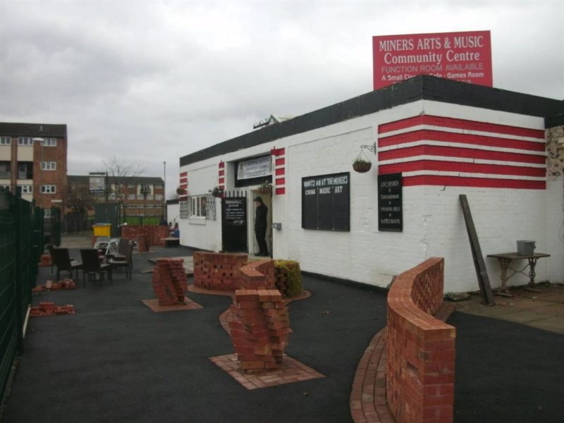 The Miners Community Arts and Music Centre building.