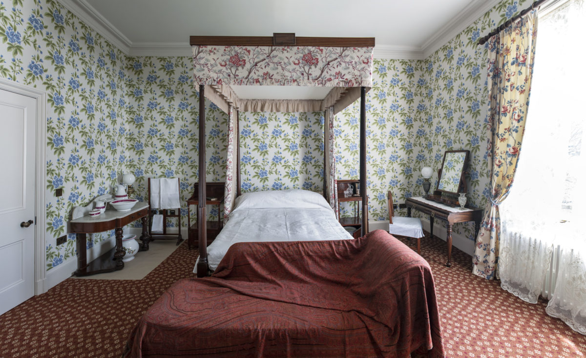 A bedroom at Elizabeth Gaskell's House.