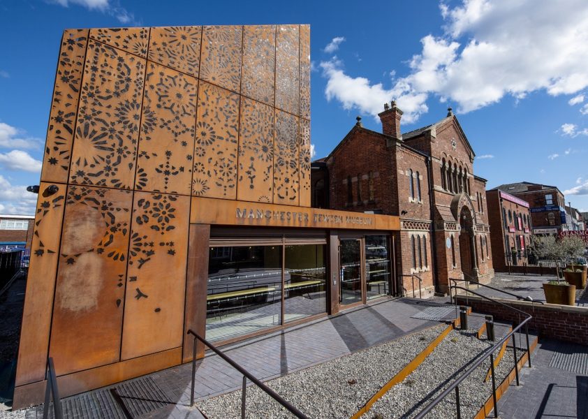 The exterior of Manchester Jewish Museum.